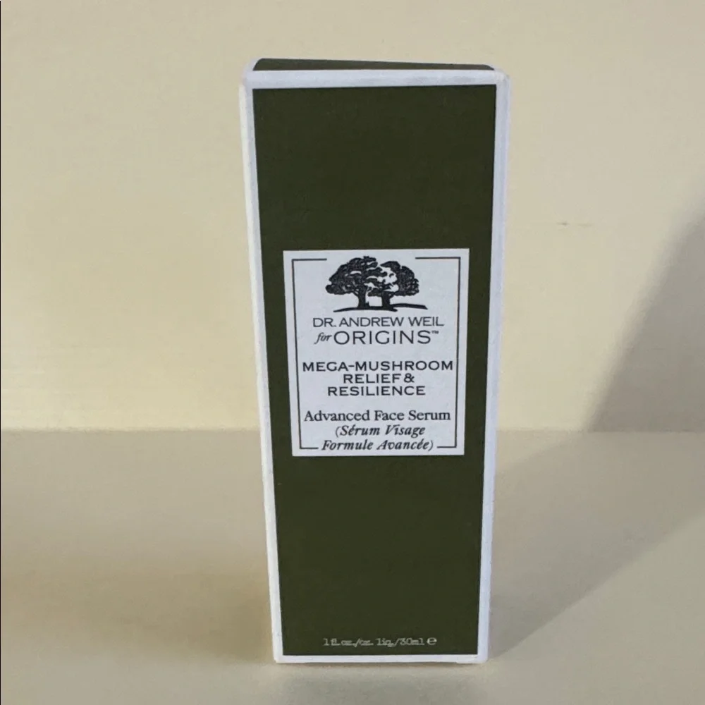 ORIGINS Mega-Mushroom Relief & Resilience Advanced Face Serum 1oz $50 NIB